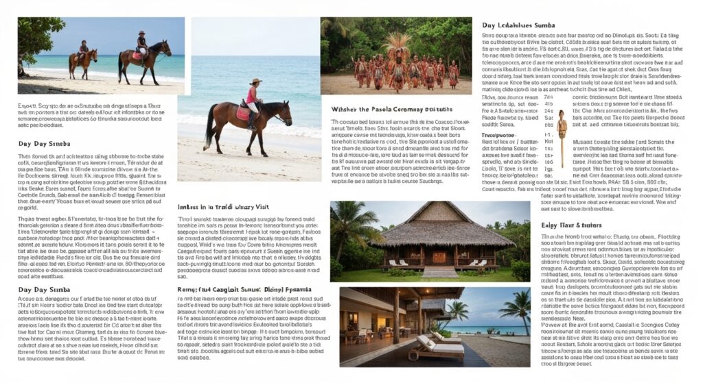 Pasola 5 day 4 night luxury tour