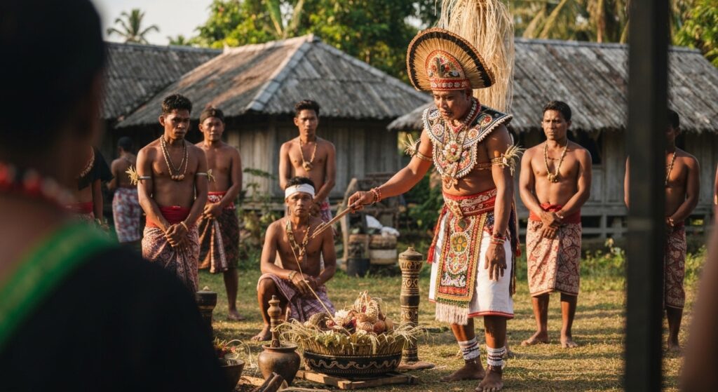 Pasola ceremony sacred ritual Sumba
