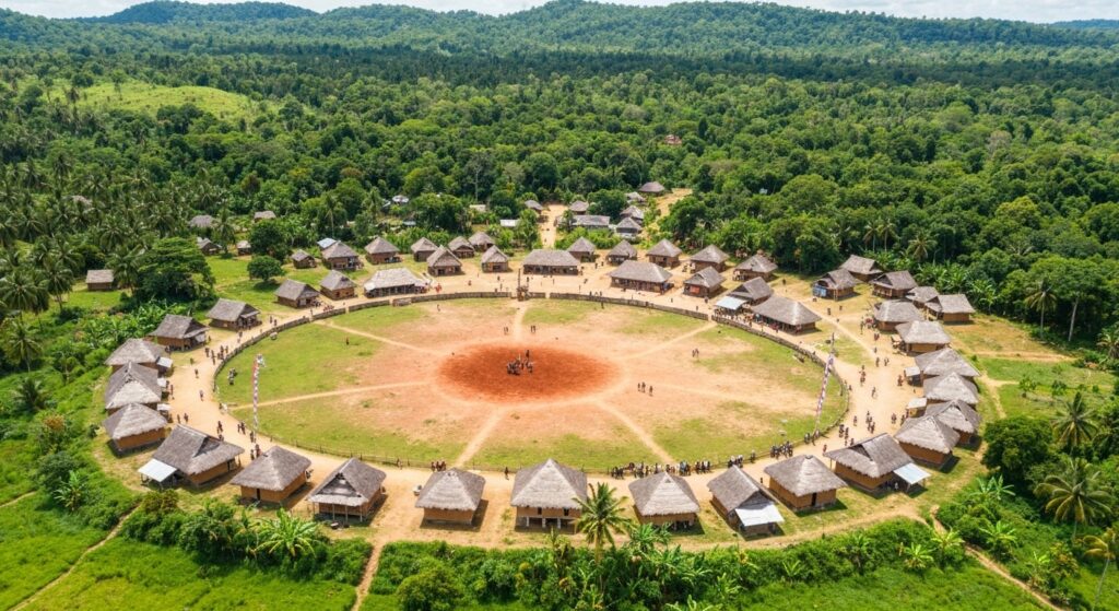 Pasola festival locations West Sumba map