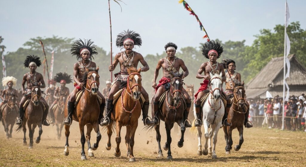 Pasola festival photography tips