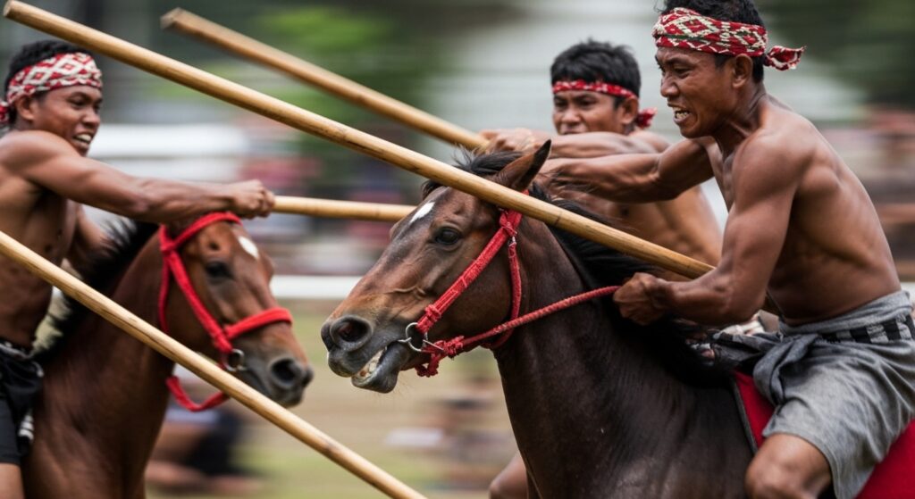 Pasola war game ancient ritual combat