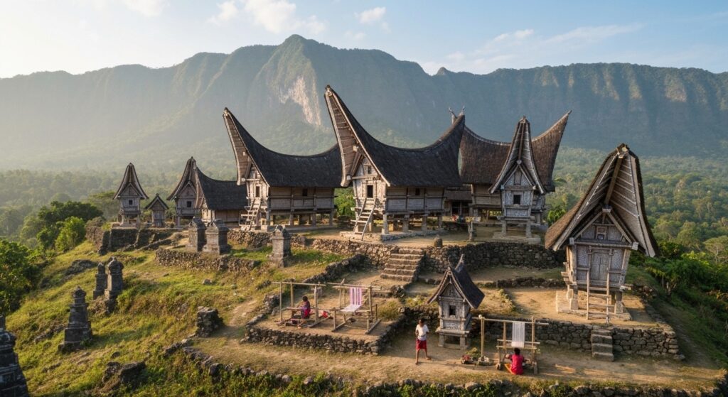 Praijing village traditional Sumba