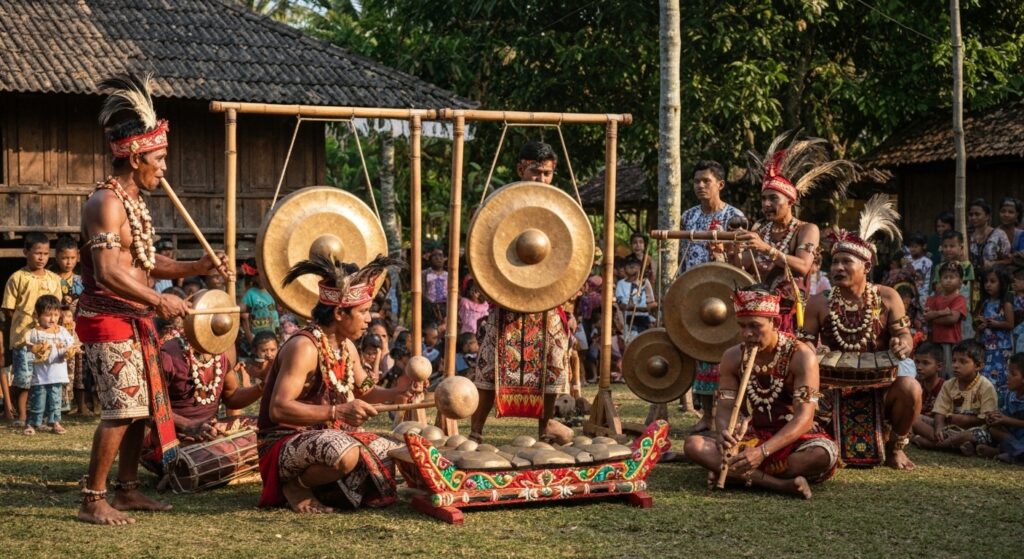 Sumba traditional music dance