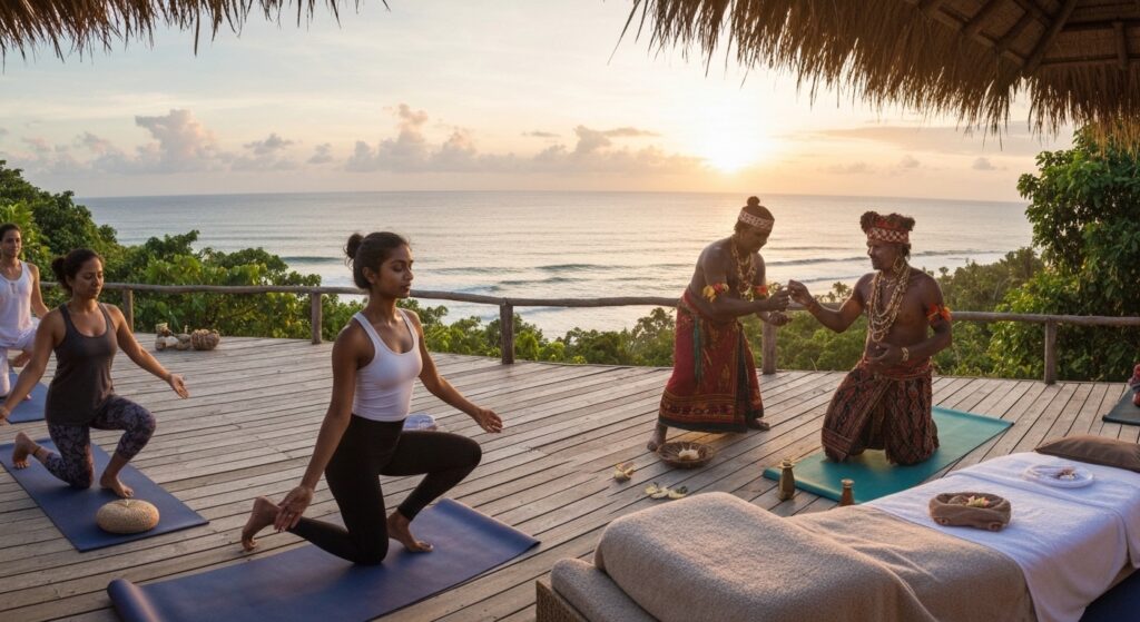 Sumba wellness retreat yoga healing